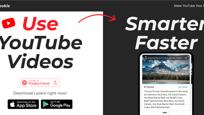 Lookie - Get YouTube Summaries to Learn Faster and Remember More