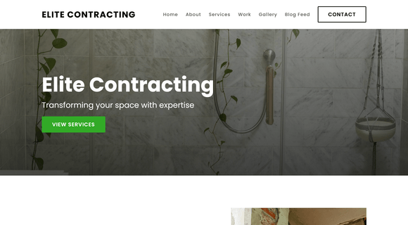 Contractor website