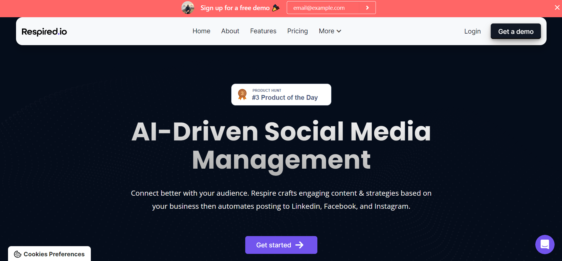 Respired.io - AI-Powered Social Media Management