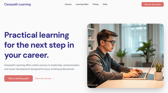 Online courses website
